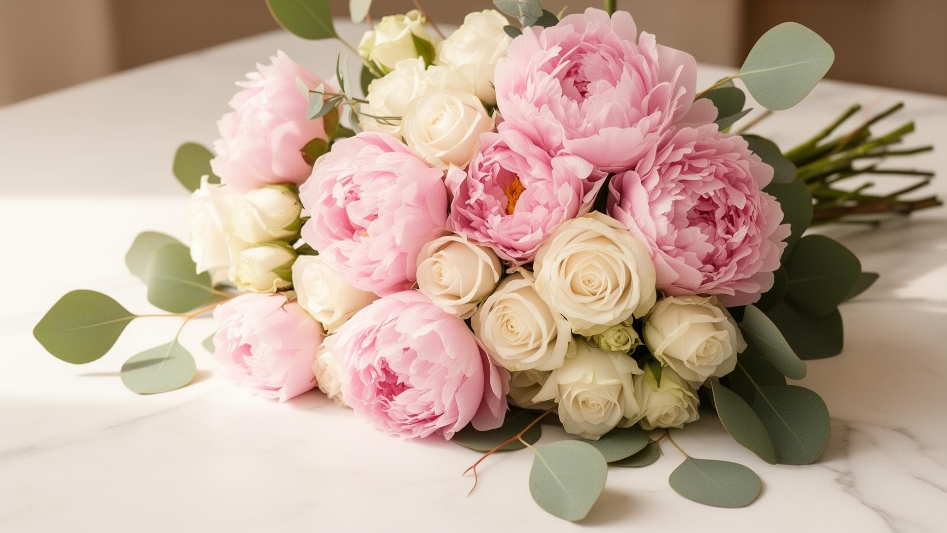 Elegant corporate flower arrangement by Memento Blooms, Sydney